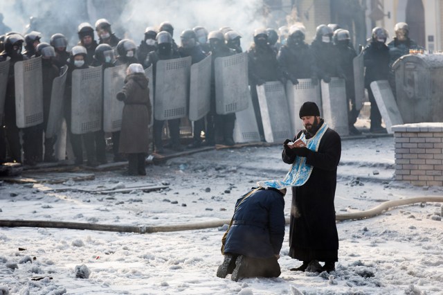 Protests Continue In Kiev As The Opposition Calls For A Snap Election